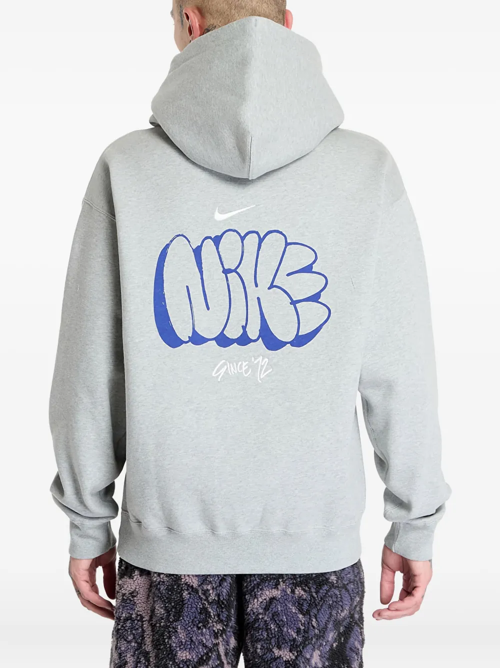 Nike Fleece hoodie met logo Grijs