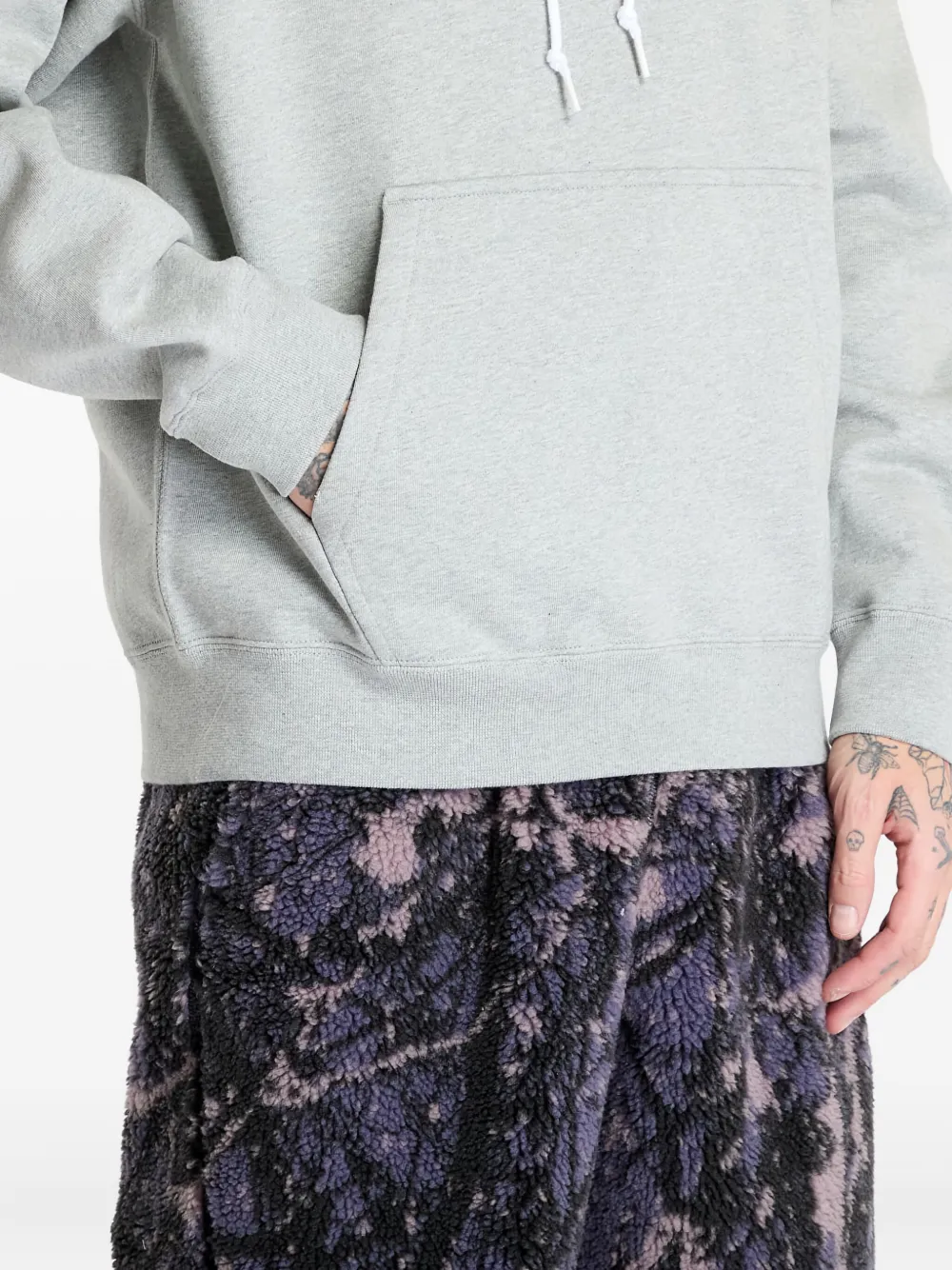Nike Fleece hoodie met logo Grijs