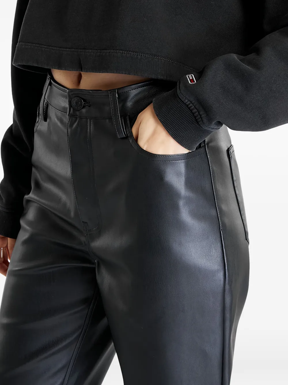 Tommy Hilfiger Julie plooibroek Zwart