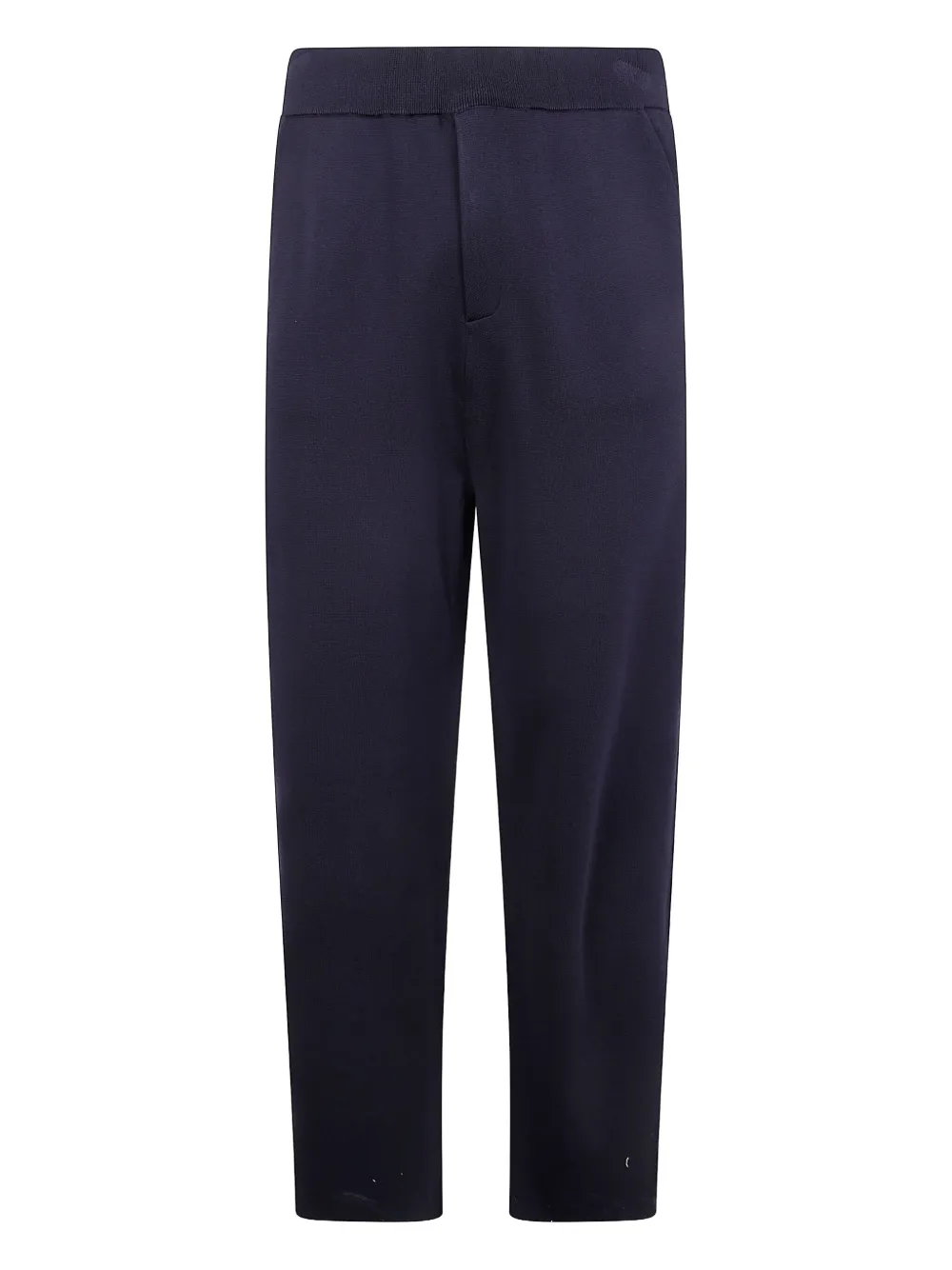 Emporio Armani Broek met elastische tailleband en paspelzak Blauw