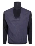 Emporio Armani half-zip wool sweatshirt - Blue