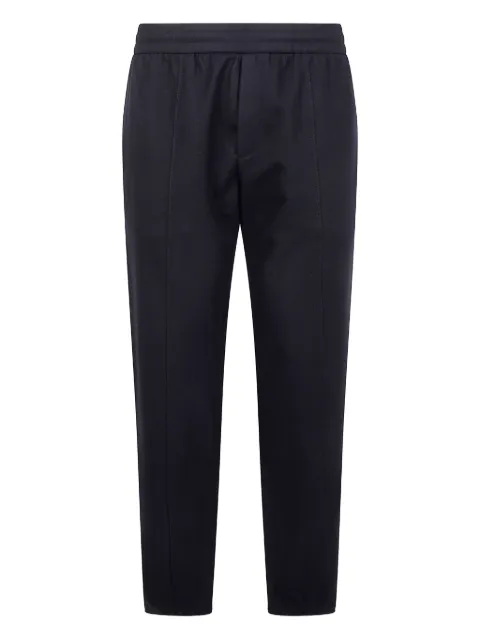 Emporio Armani elasticated-waist wool trousers