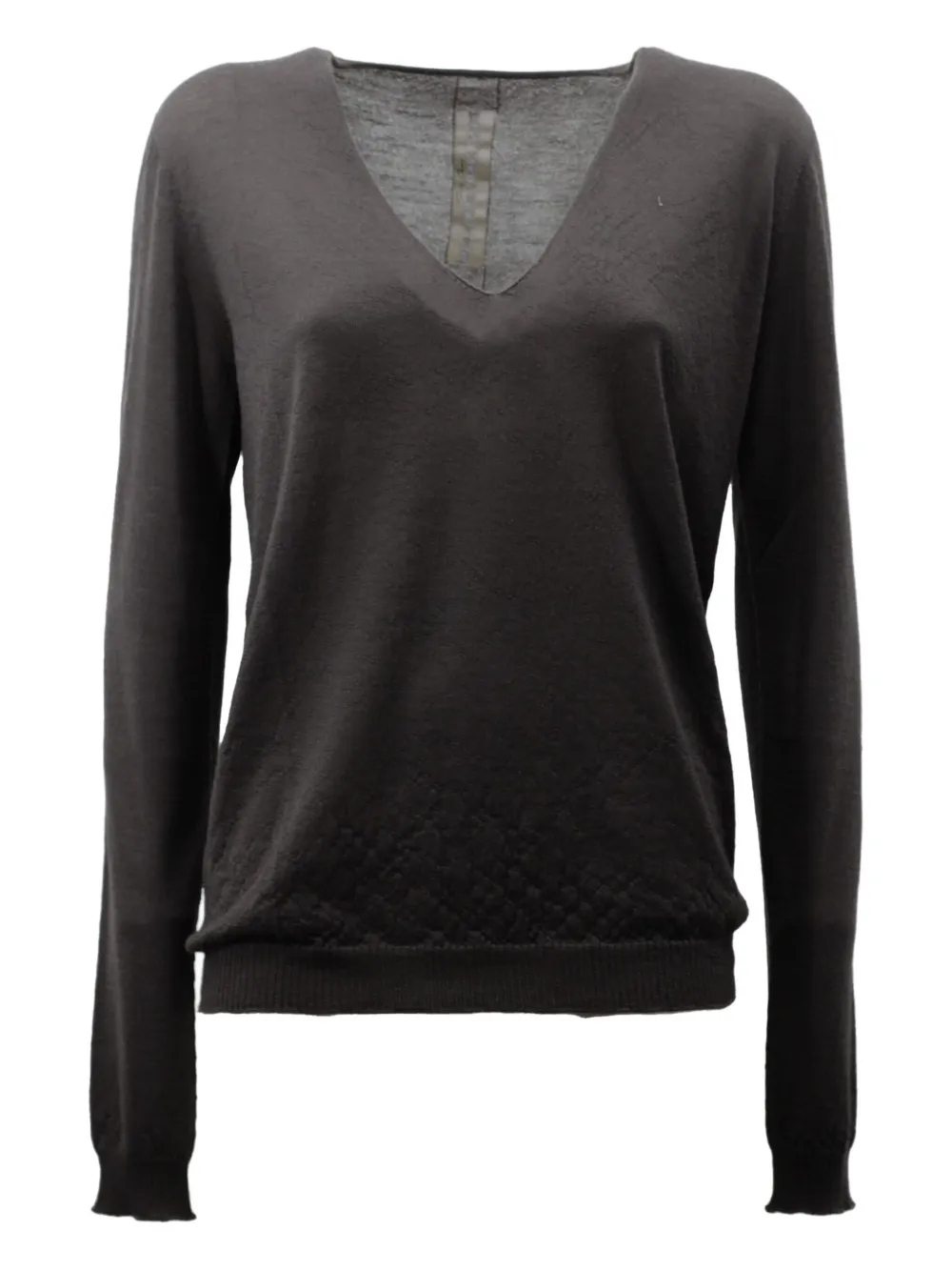 Rick Owens v-neck sweater | Black | Image 1
