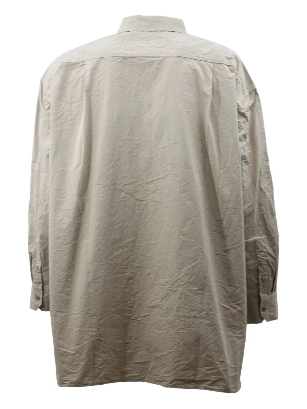 Casey Casey crumpled cotton shirt - Grijs