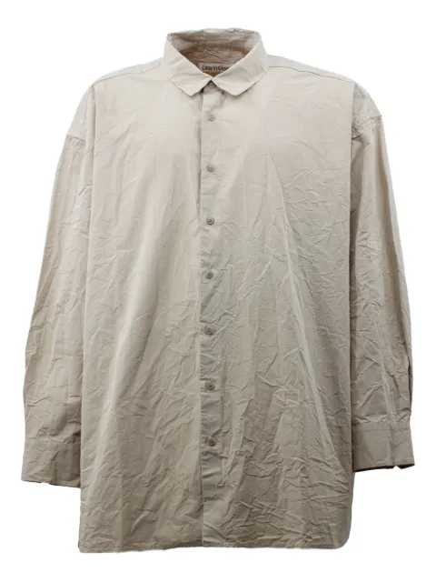 Casey Casey crumpled cotton shirt
