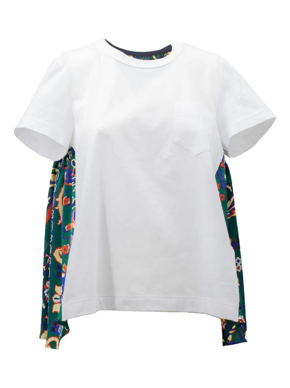 sacai パターンパネル Tシャツ - グリーン sacai パターンパネル Tシャツ - グリーン