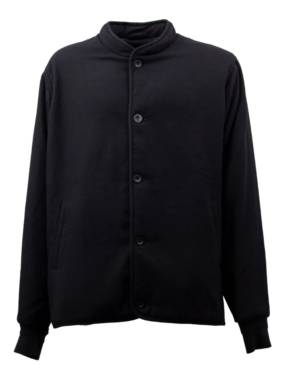 Casey Casey Button-fastening Collared Jacket In Blue