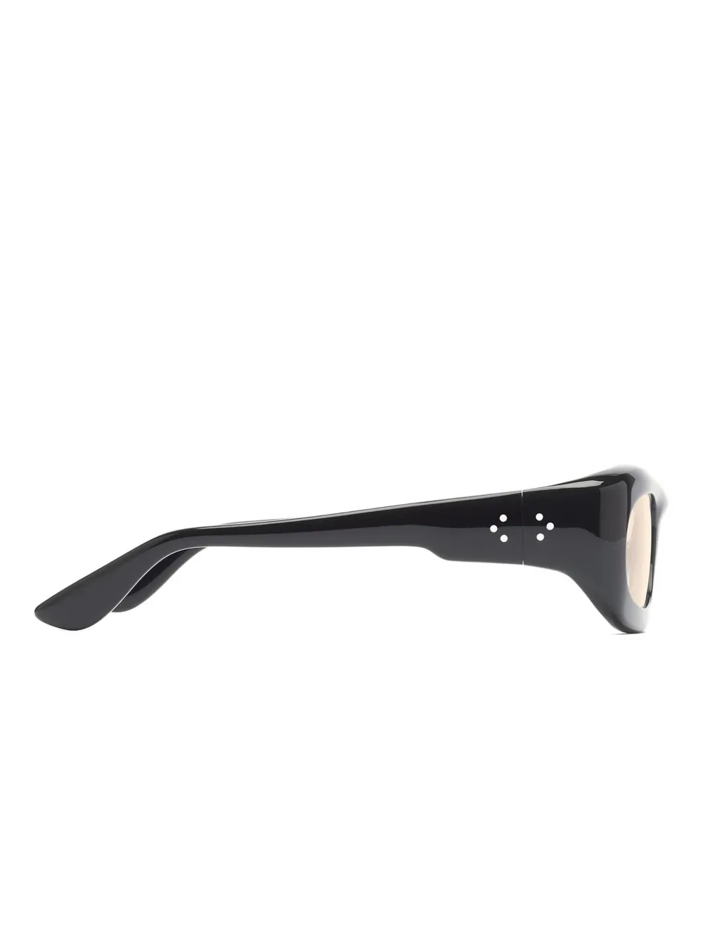 Port Tanger Ghaib Rectangle-frame Sunglasses In Black