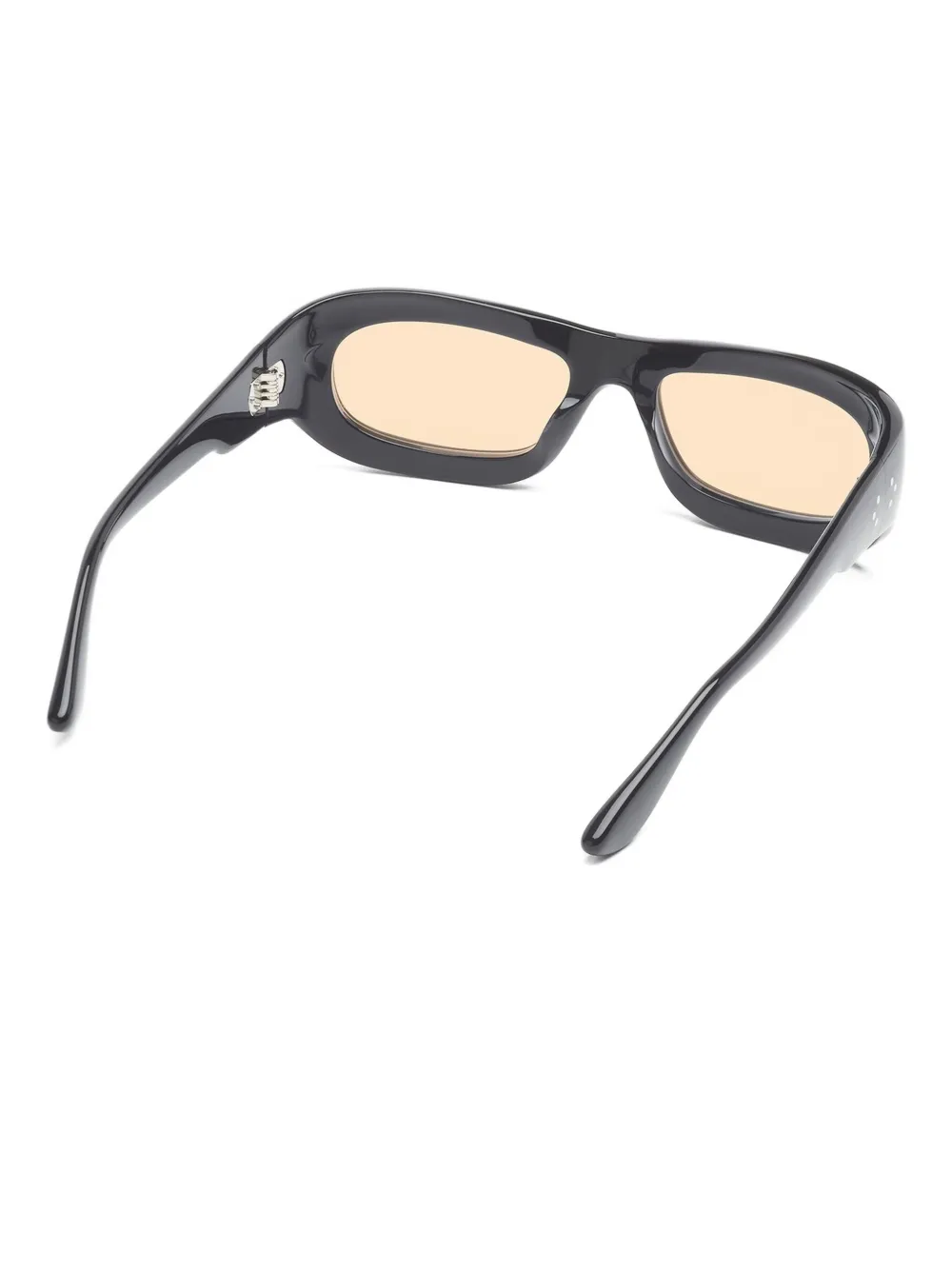 Port Tanger Ghaib Rectangle-frame Sunglasses In Black