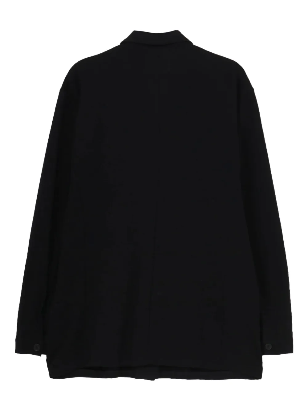 Yohji Yamamoto button-fastening patch-pocket jacket | Shirt Jackets | Image 2