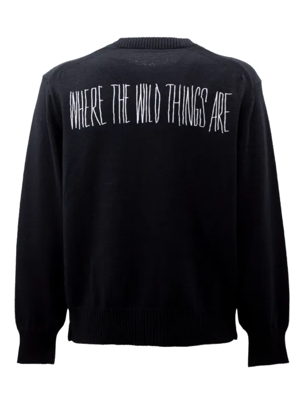 sacai プルオーバー　黒 Sacai プリント プルオーバー | ブラック | FARFETCH JP