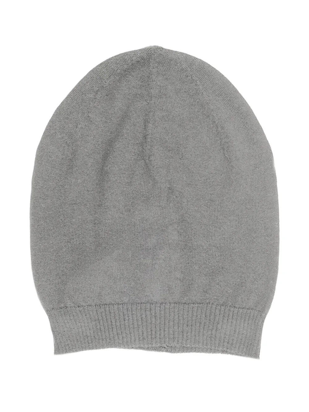 Rick Owens Cashmere Beanie Hat In Gray