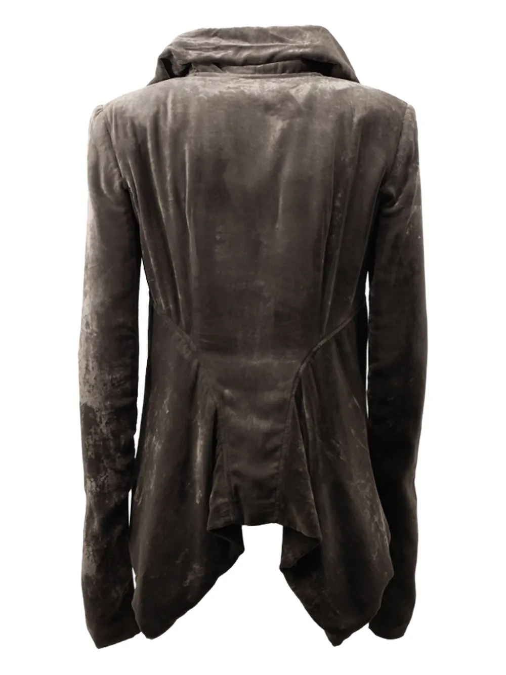 Rick Owens velvet zip-front jacket | Biker Jackets | Image 2