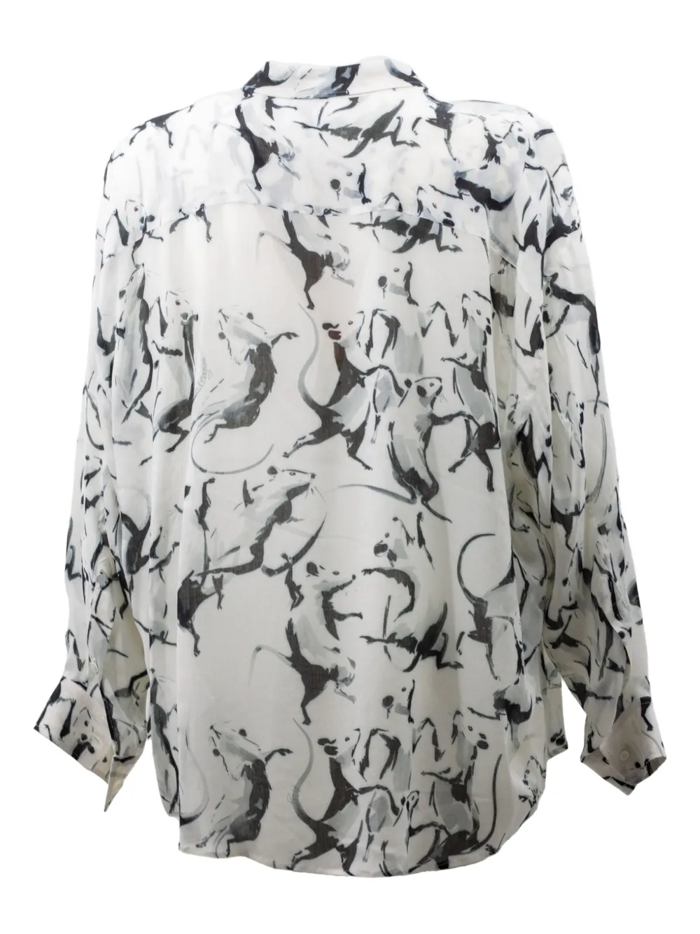 Magliano mouse-print button-down shirt | White | Image 1