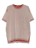 Missoni metallic-effect side-split top - Red