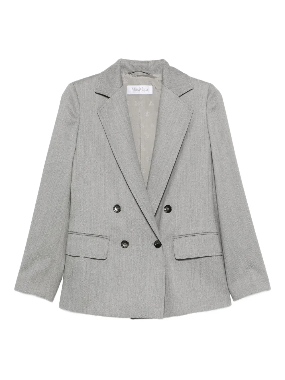 Max Mara double-breasted blazer Grijs