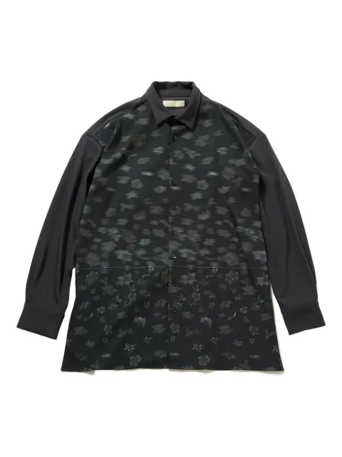 meagratia floral-print panelled shirt