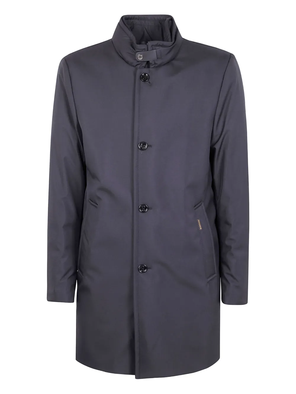 Moorer high-neck buttoned jacket Zwart