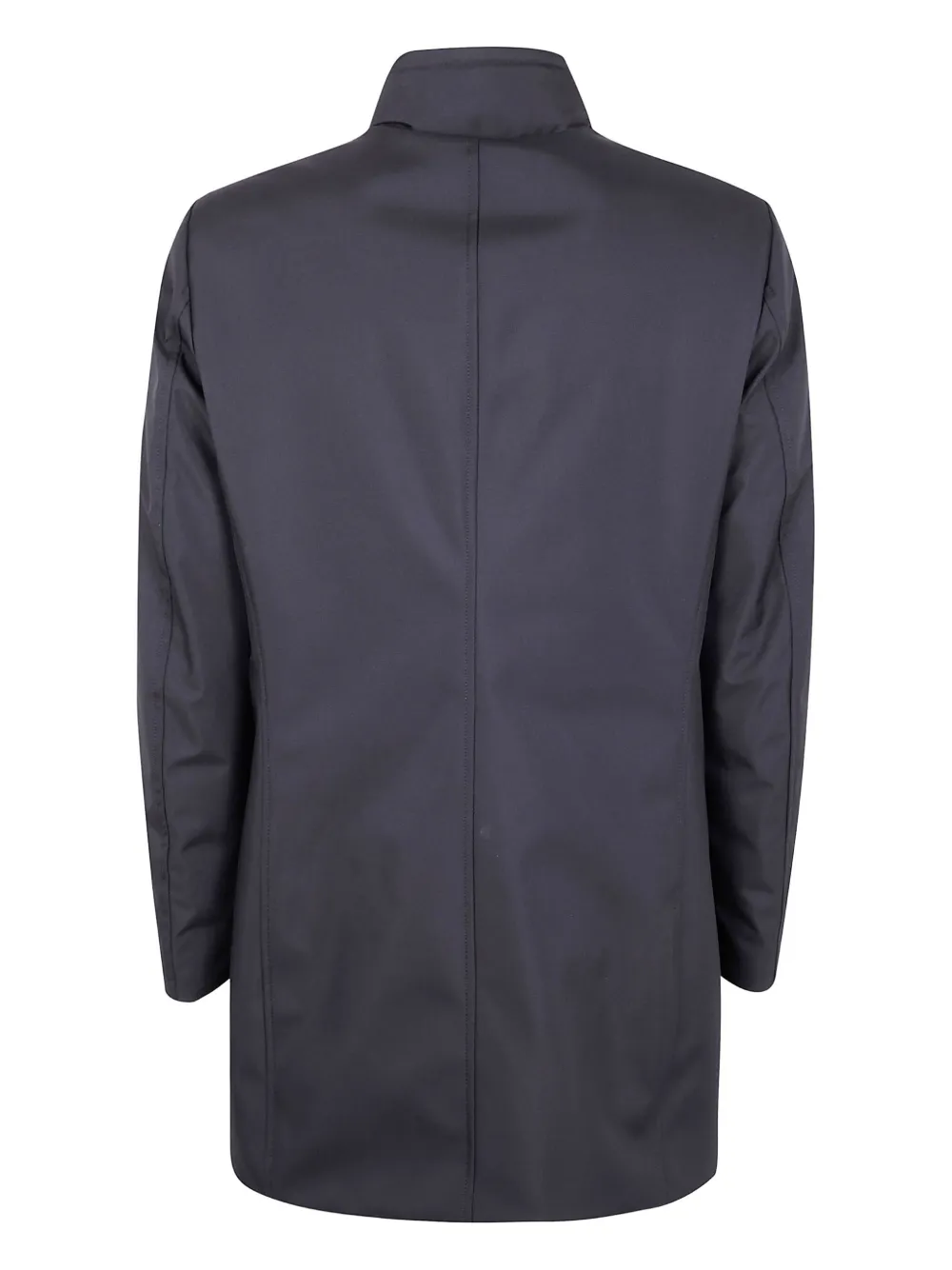 Moorer high-neck buttoned jacket Zwart