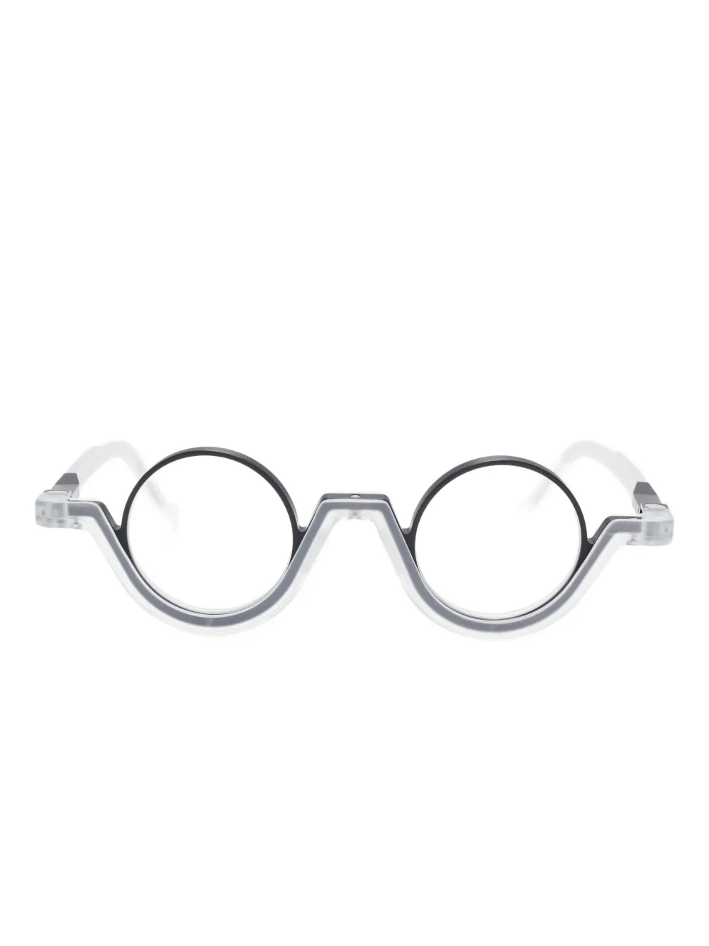 VAVA Eyewear round-frame glasses | Black | Image 1