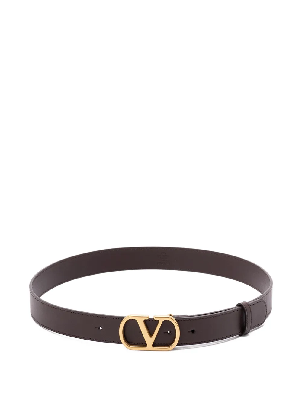 Valentino Garavani VLogo leather belt Bruin
