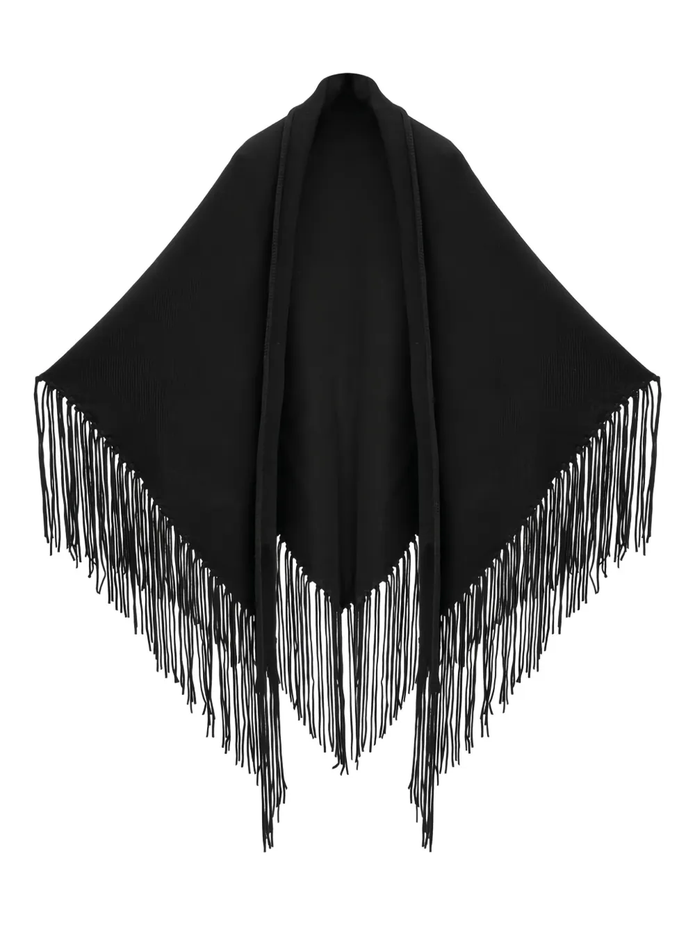 Malo chamarra con flecos | negro | Image 1
