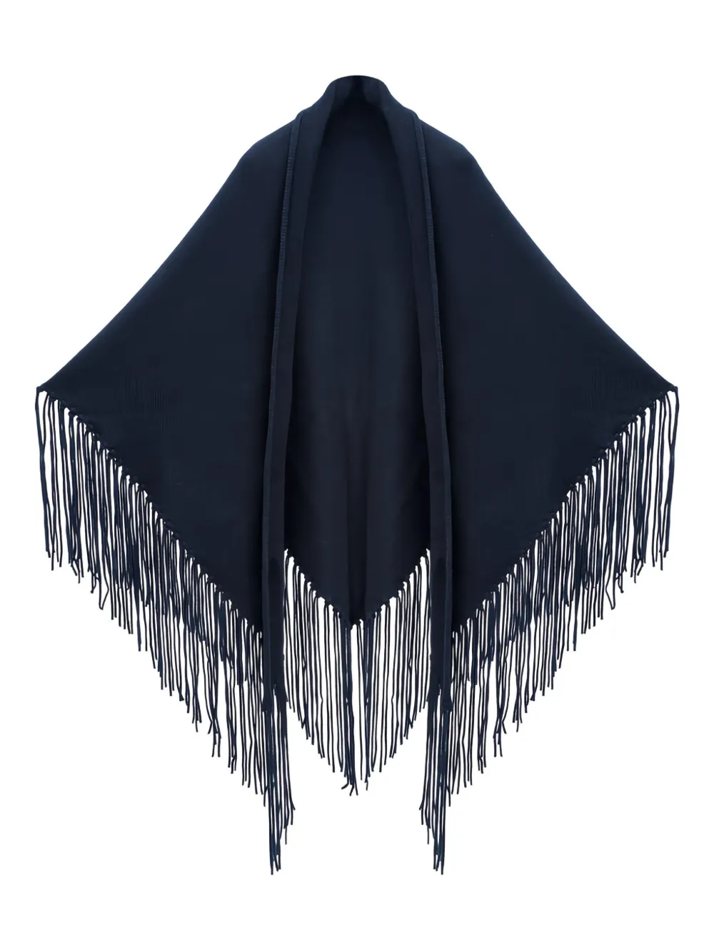Malo chaqueta con flecos | azul | Image 1