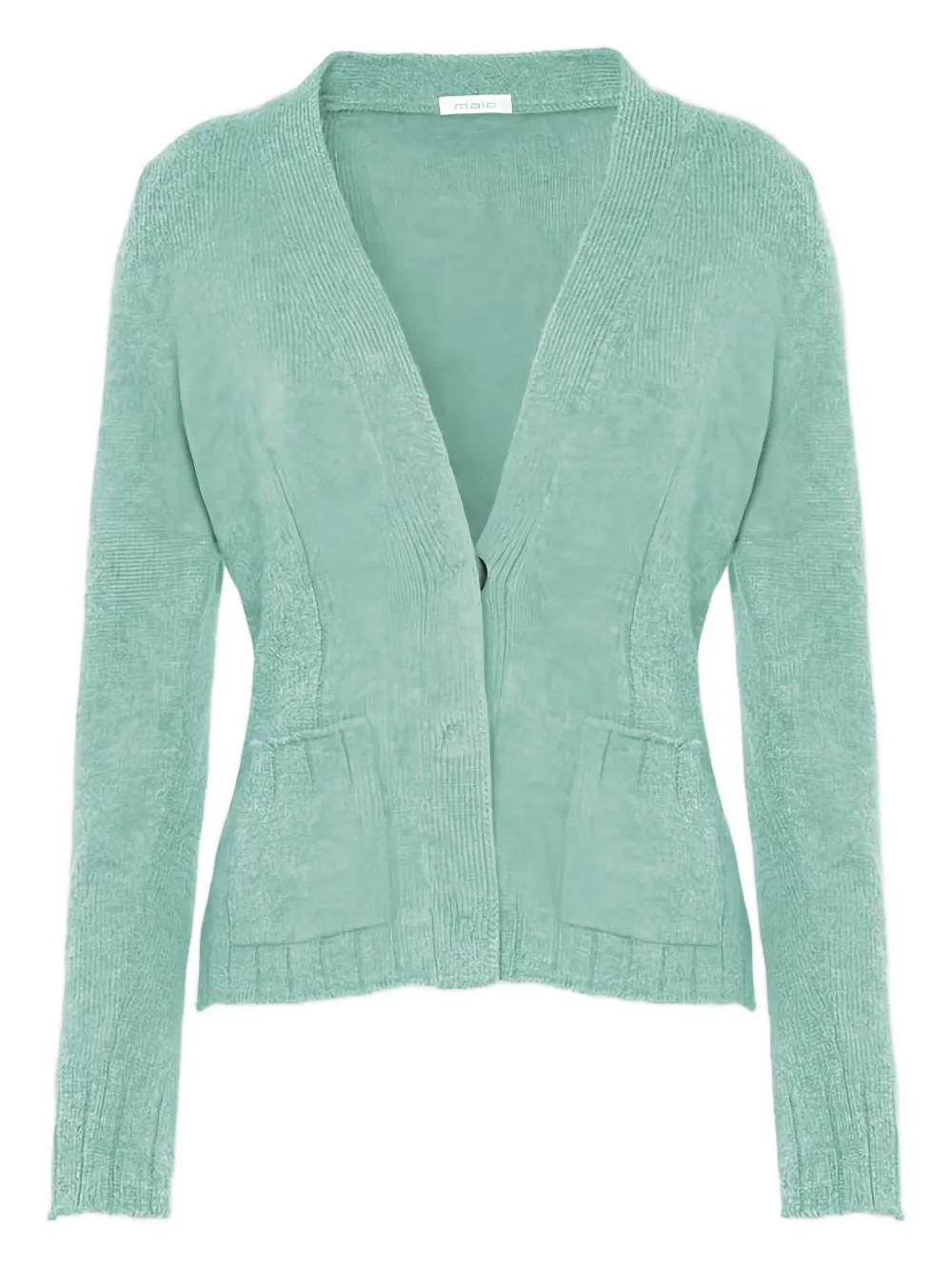 Malo Cardigan In Cashmere In Green