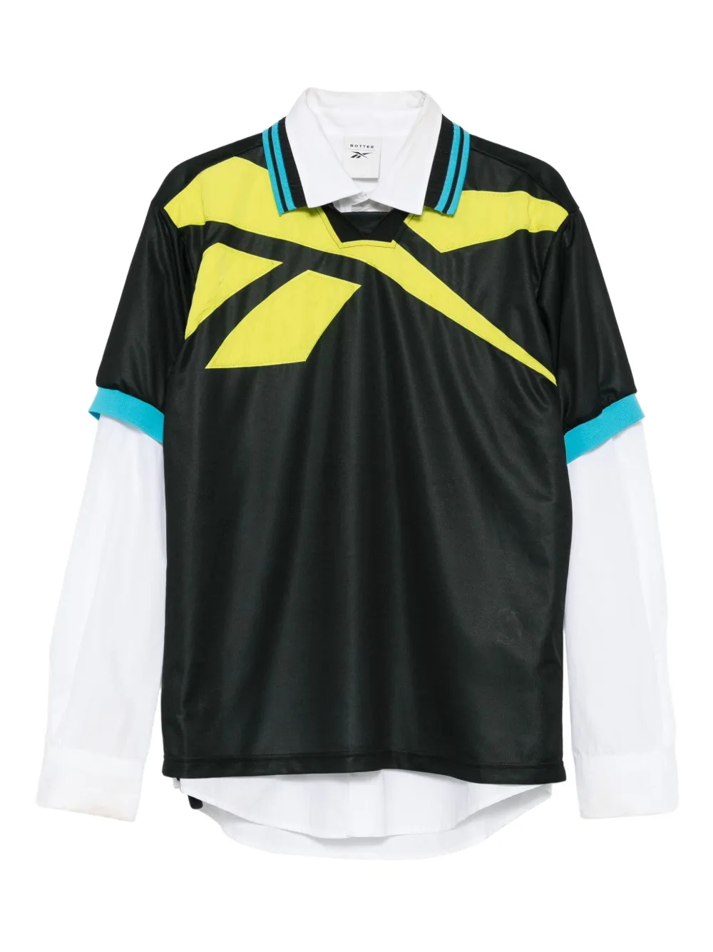 x Reebok layered polo shirt