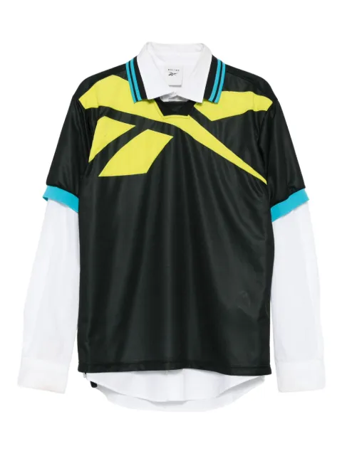 Botter x Reebok layered polo shirt
