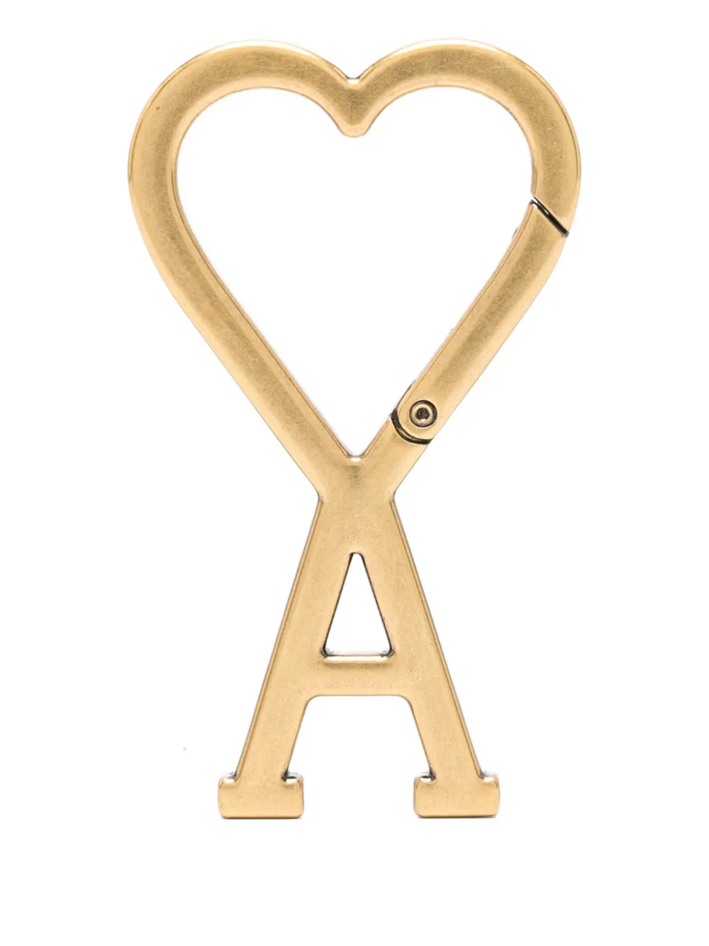 AMI Paris Hartvormige sleutelhanger Goud