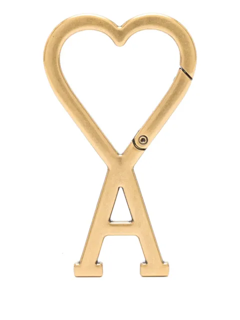 AMI Paris heart-shaped keyring
