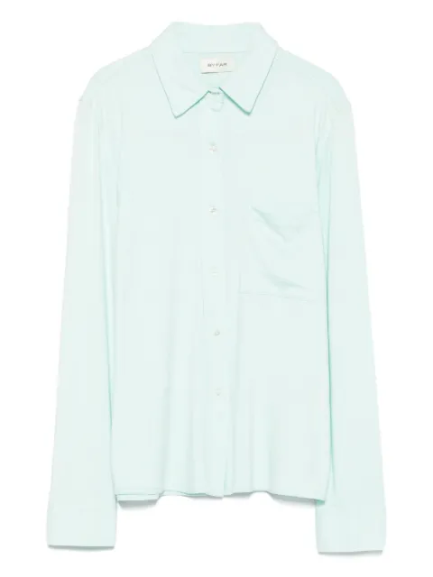 BY FAR pocket long-sleeve shirt