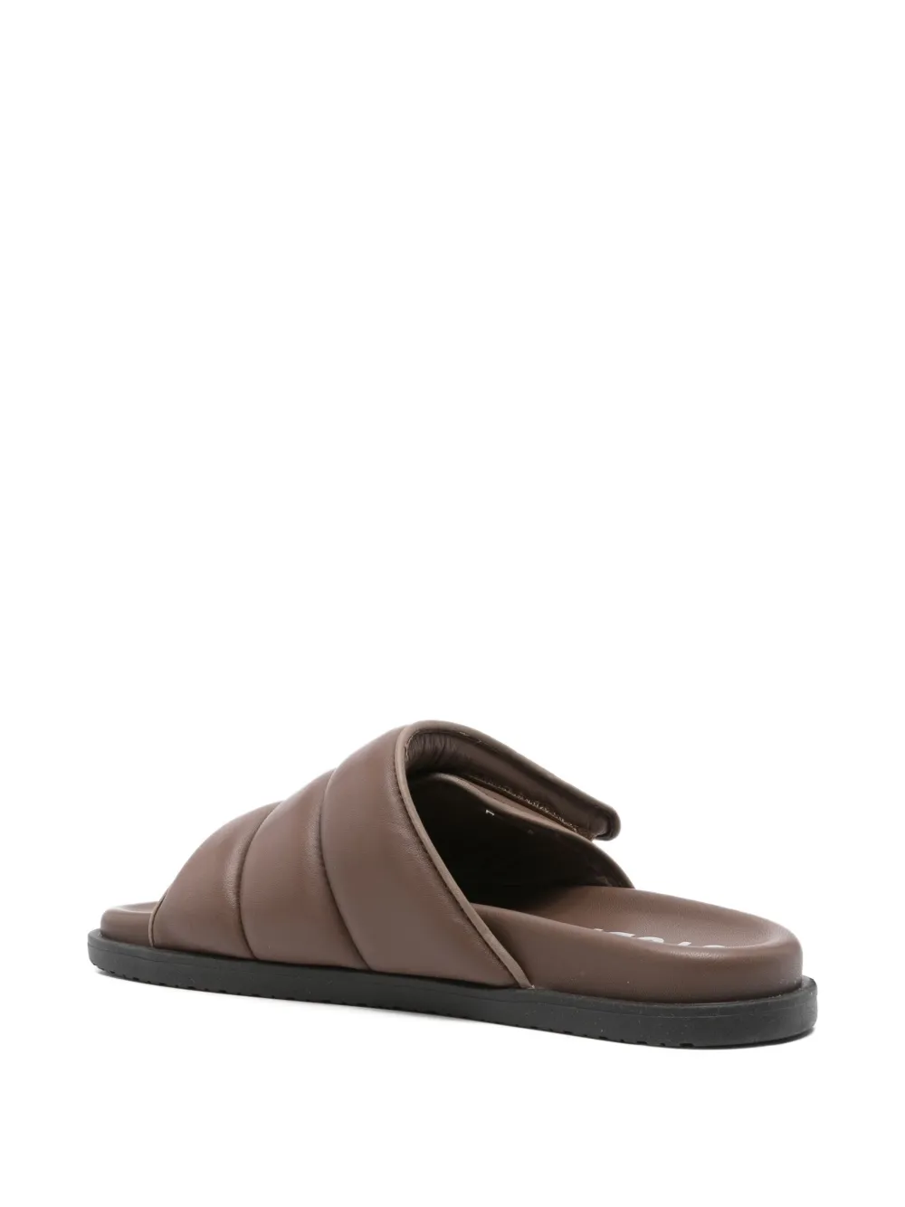 Copenhagen padded-strap leather sandals Brown