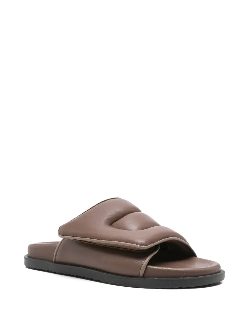 Copenhagen padded-strap leather sandals Brown