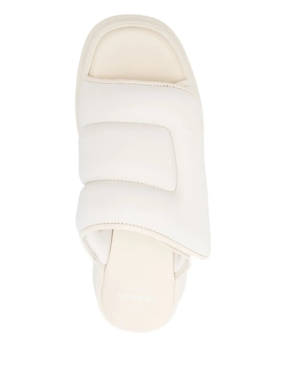Copenhagen padded-strap sandals Neutrals