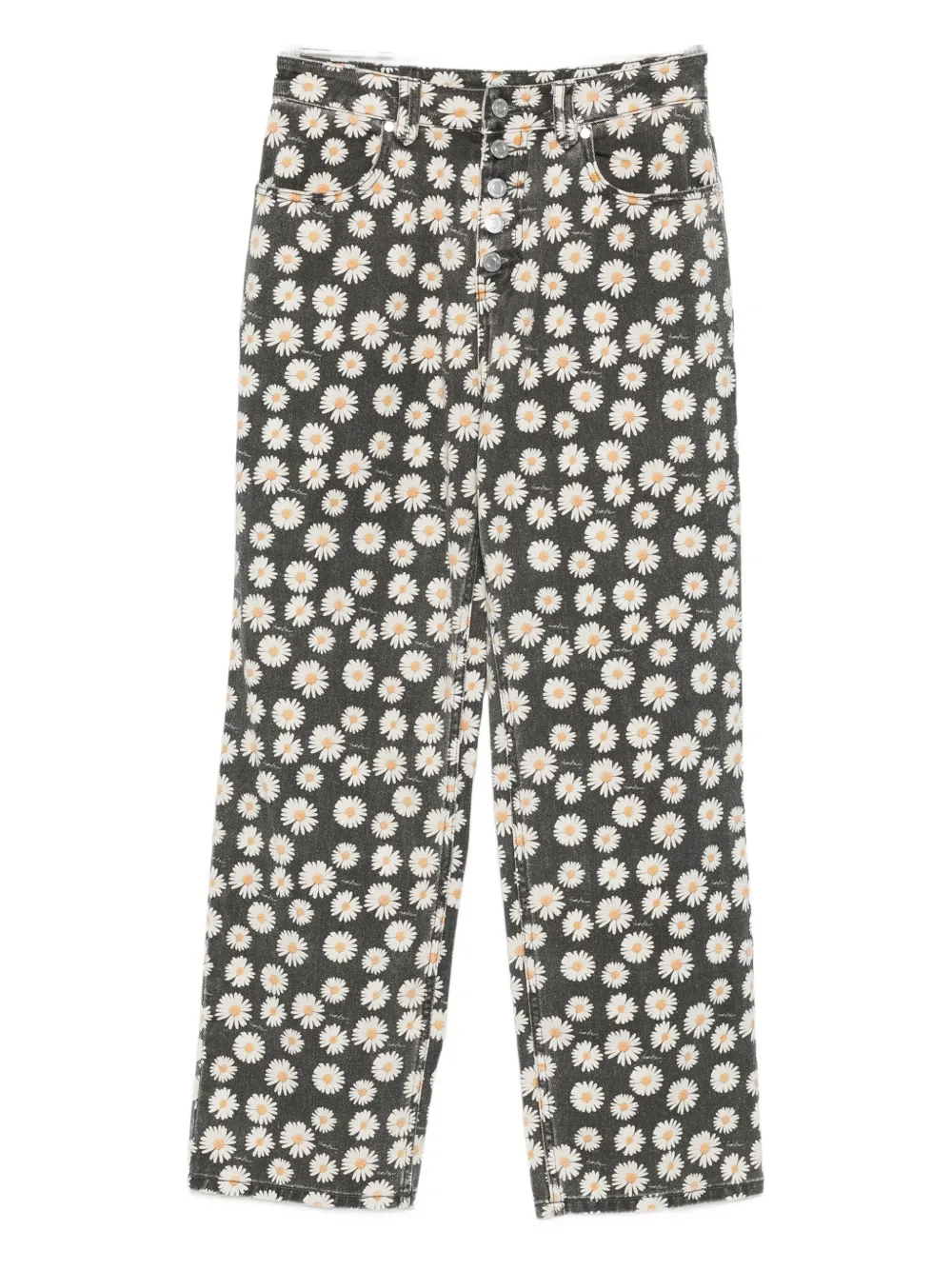 House of Sunny Jessie daisy-print five-pocket jeans - グレー House of Sunny Jessie daisy-print five-pocket jeans - グレー