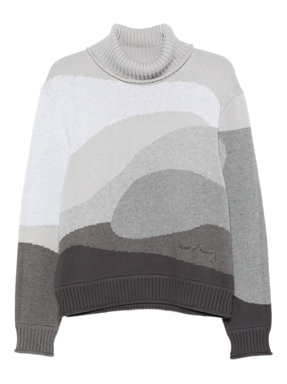 House Of Sunny Long-sleeve Turtleneck Sweater In Multi