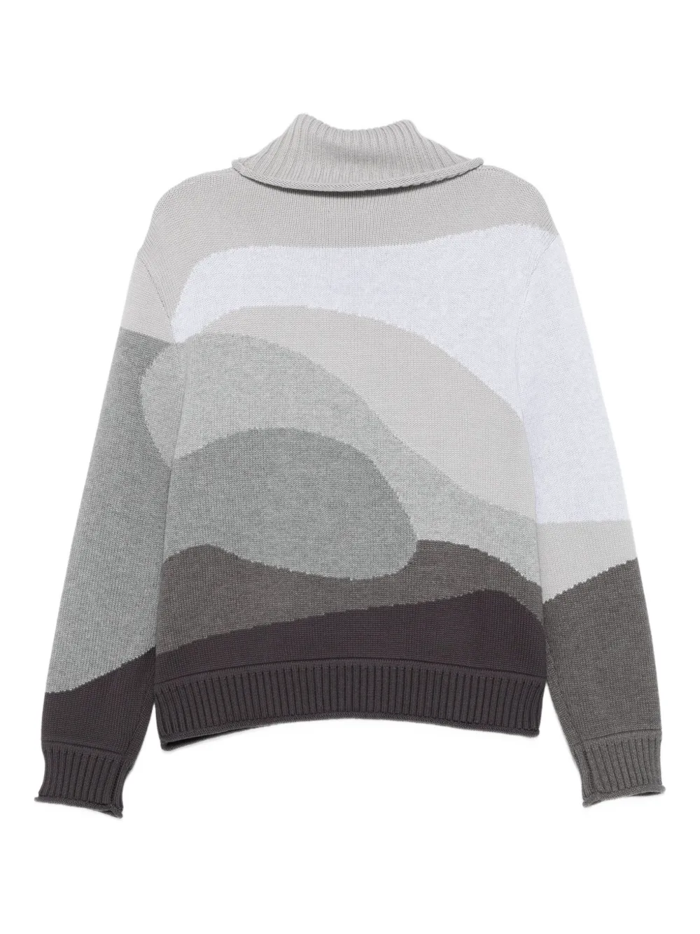 House Of Sunny Long-sleeve Turtleneck Sweater In Multi