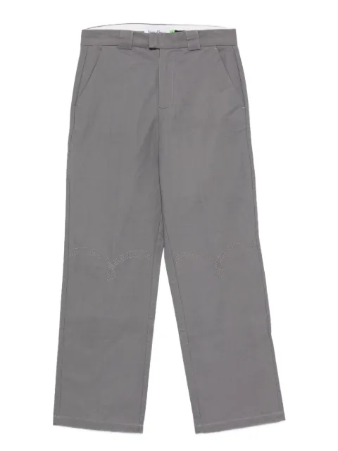 House of Sunny embroidered-logo trousers