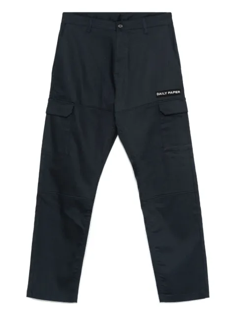 Daily Paper logo-patch cargo trousers