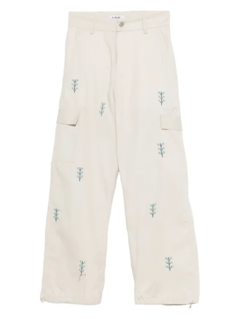 Adish Shajar embroidered cargo trousers