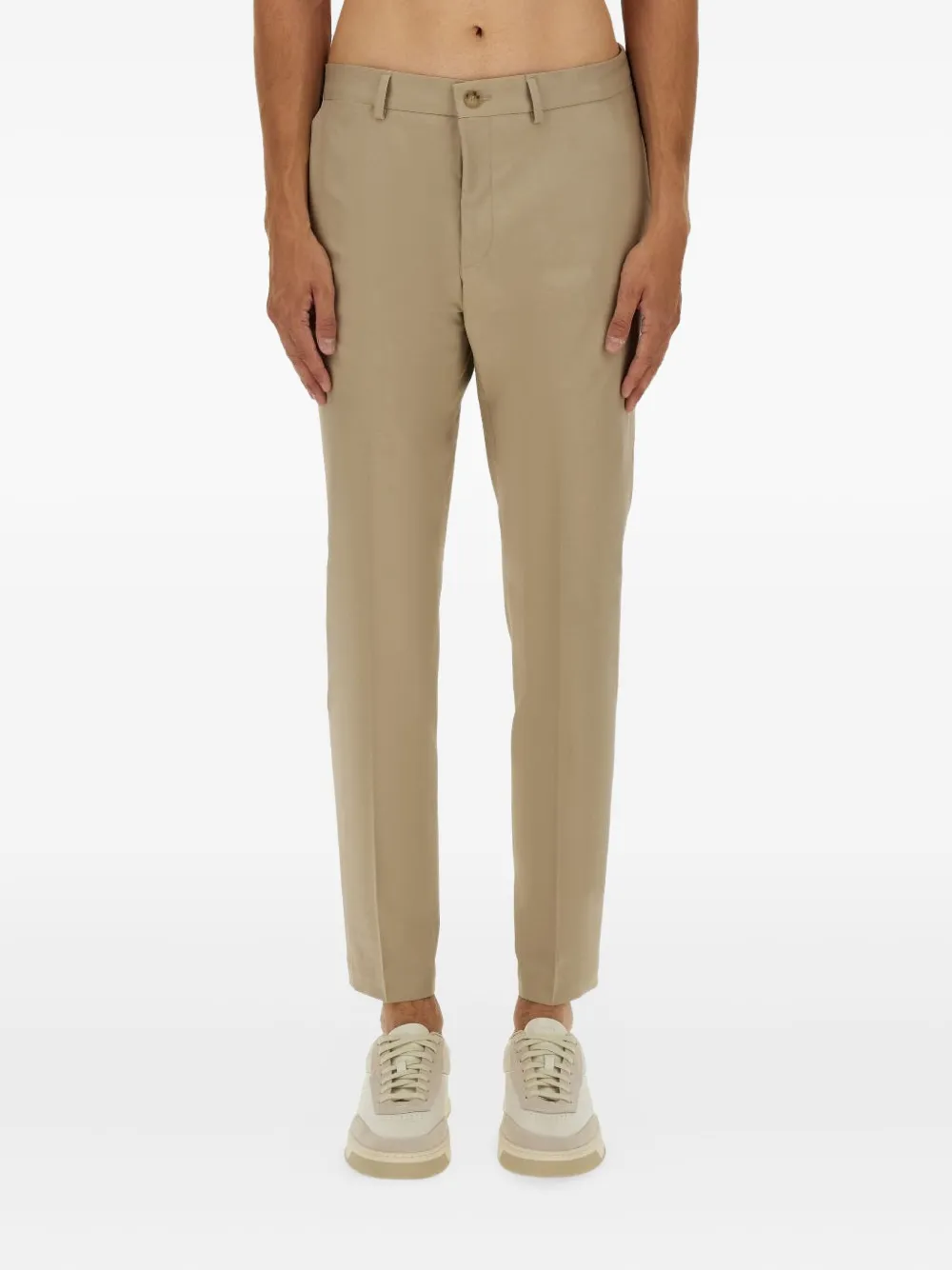 BOSS pantalon à pinces | tons neutres | Image 1