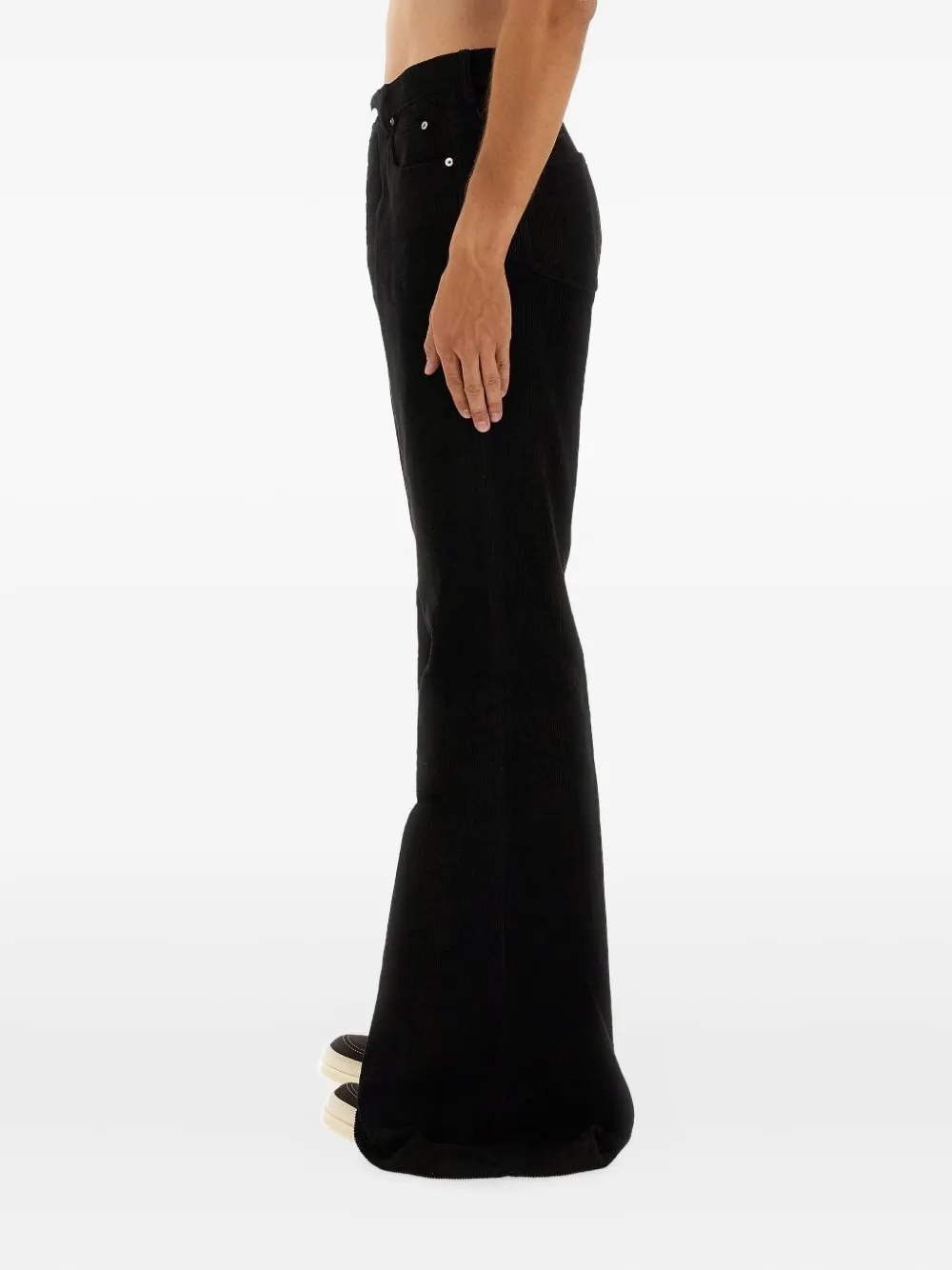 Rick Owens Broek met riemlussen Zwart