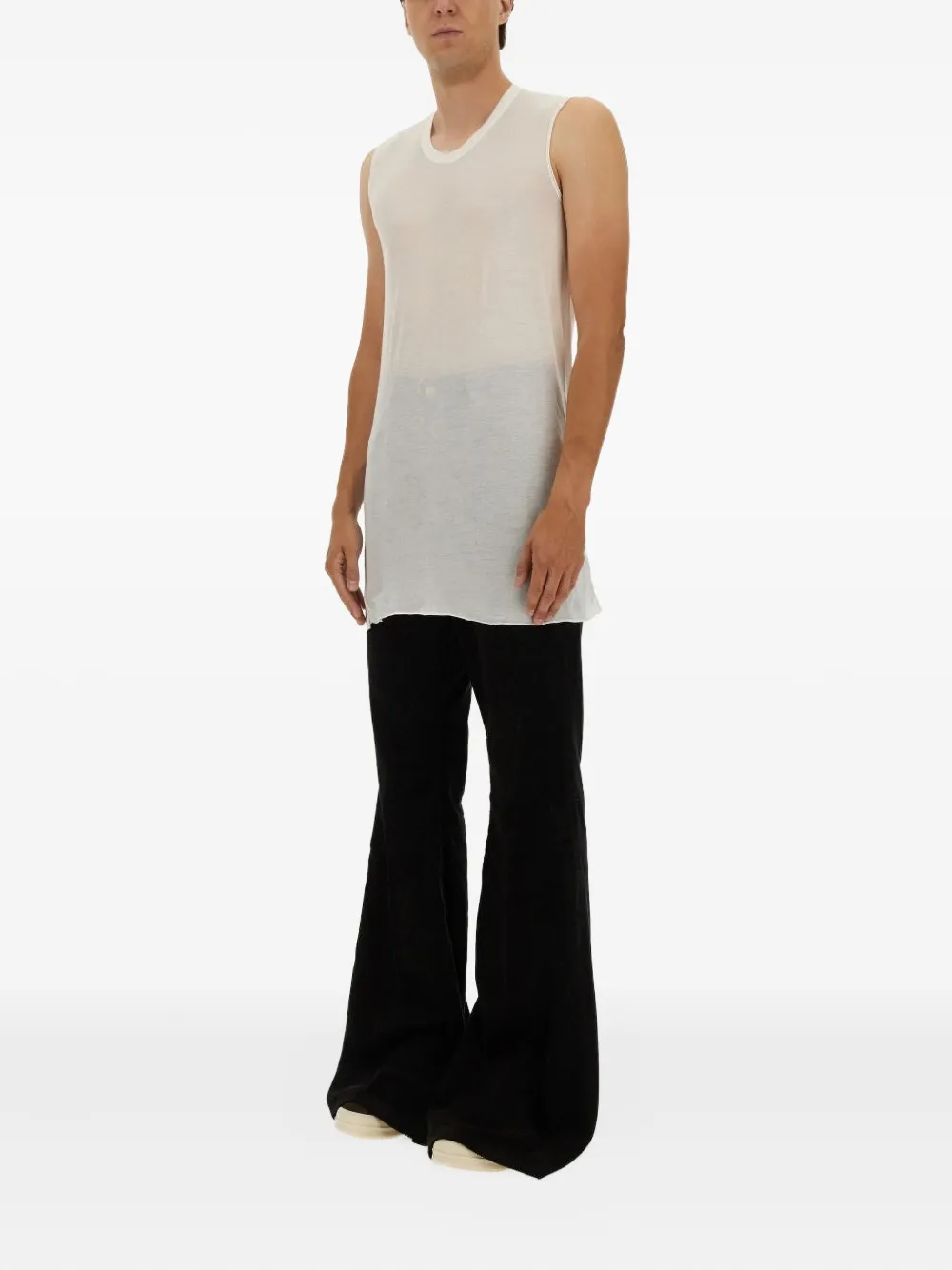 Rick Owens asymmetric vest | Débardeurs | Image 2