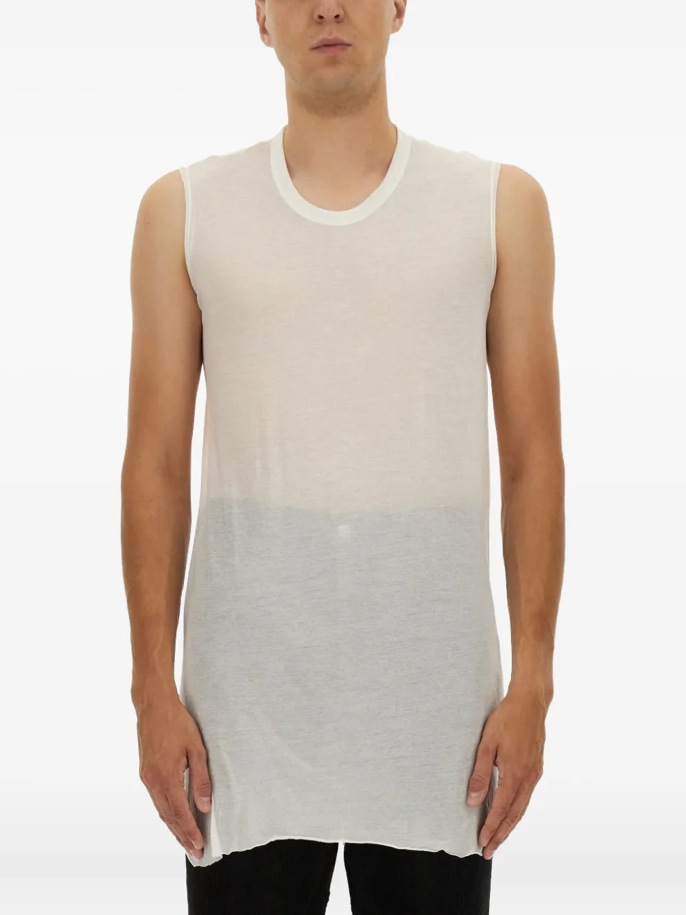 Rick Owens asymmetric vest | tons neutres | Image 1