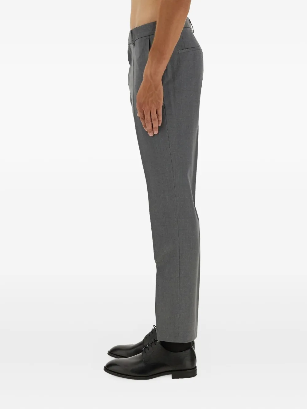 BOSS Genius broek Grijs