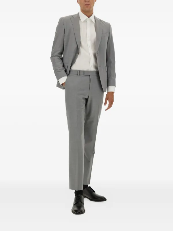 BOSS ストレッチ スリムスーツ | グレー | FARFETCH JP