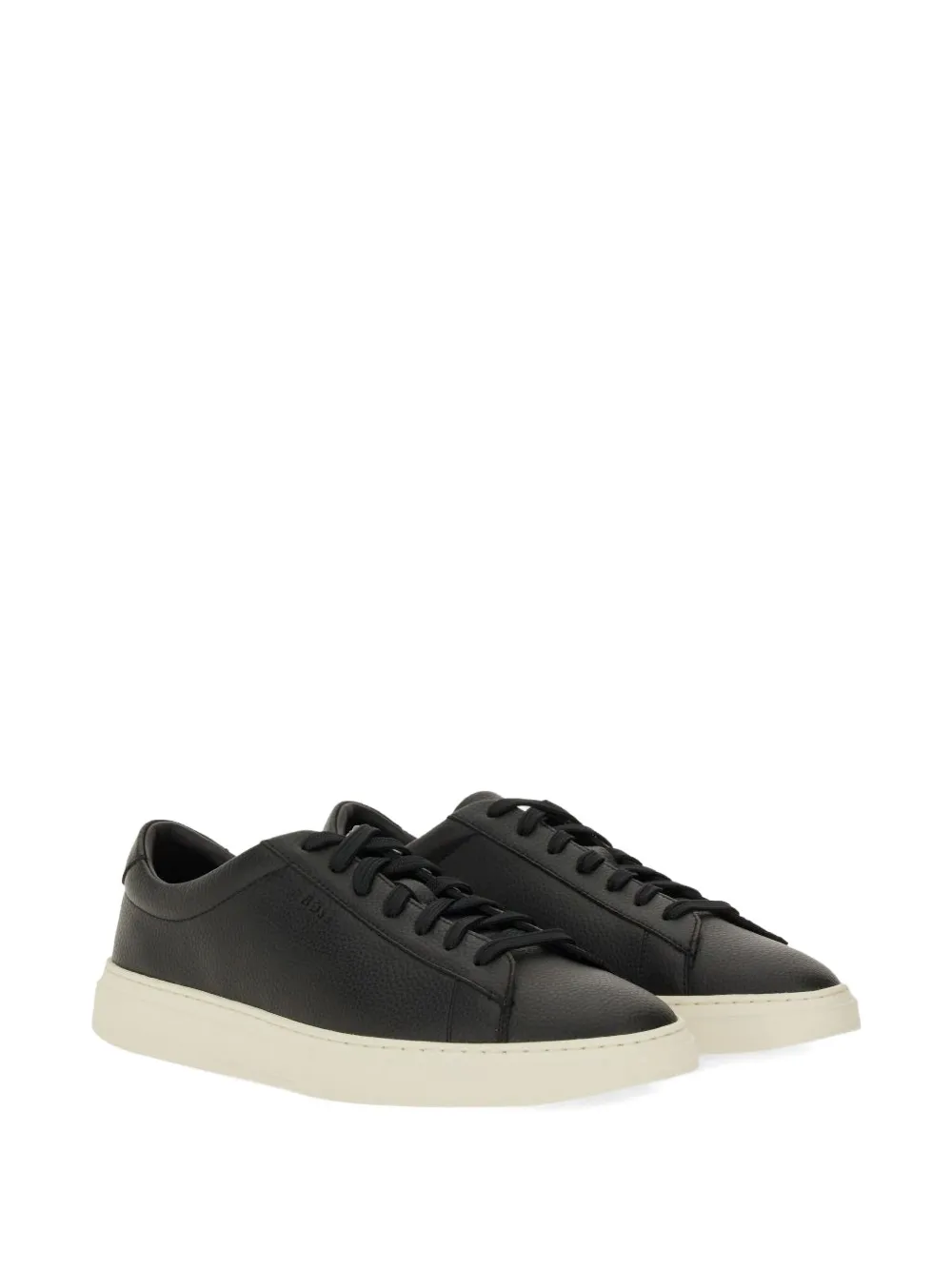 BOSS lace-up sneakers Zwart