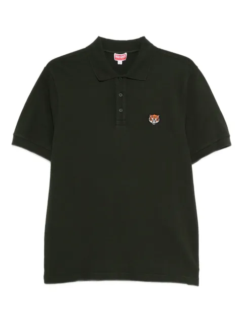 Kenzo tiger-embroidered polo shirt